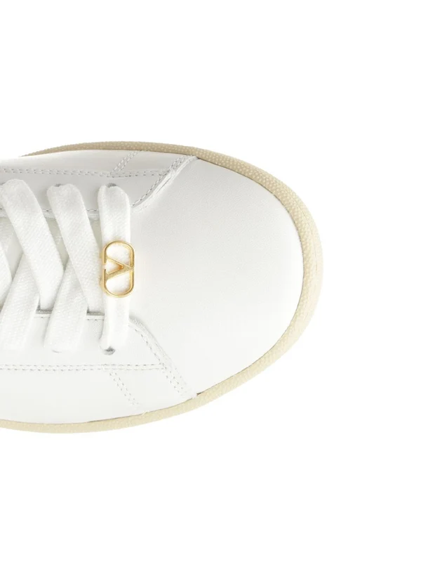 Valentino White Low Top Sneakers - Image 4