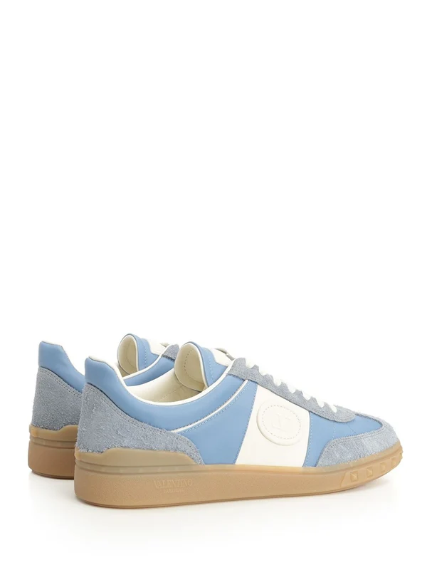 Valentino Blue Low Top Sneakers - Image 3