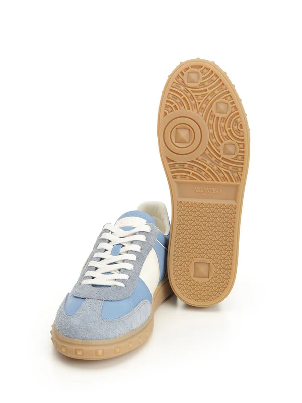 Valentino Blue Low Top Sneakers - Image 5