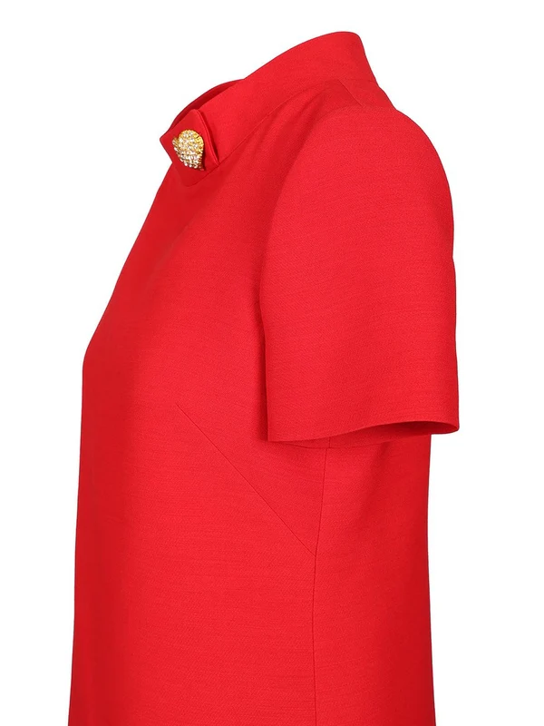 Valentino Red Mini Dress - Image 4