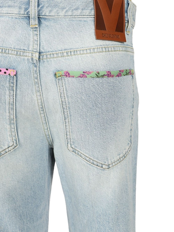 Valentino Blue Denim Pants - Image 5