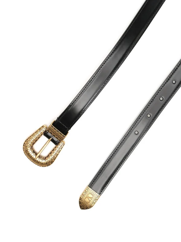 Valentino Black Leather Belts - Image 2