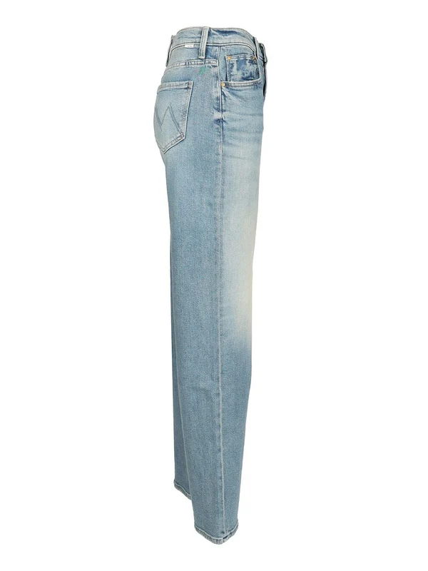 Mother Blue Denim Pants - Image 3