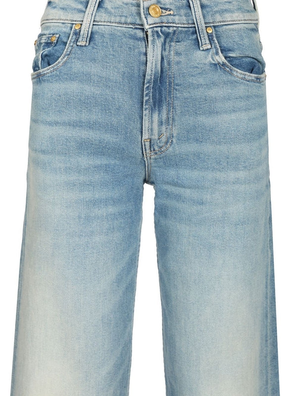 Mother Blue Denim Pants - Image 4