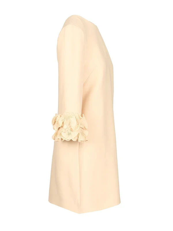 Valentino Beige Mini Dress - Image 3