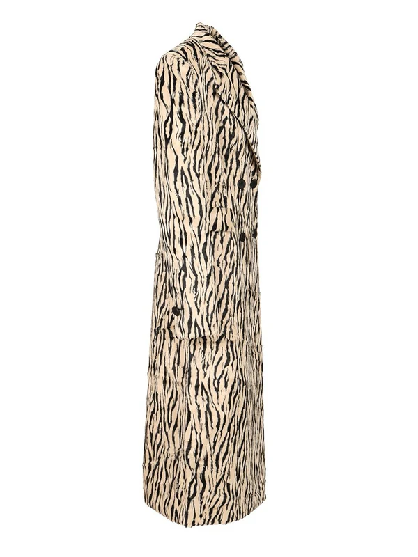 Rotate Beige Animal Pattern Coats - Image 3