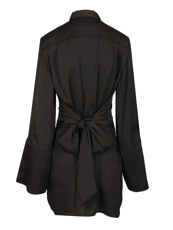 Rotate Black Mini Dress - Image 2