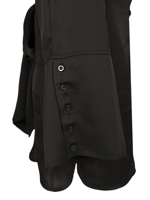 Rotate Black Mini Dress - Image 5