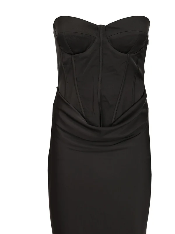 Rotate Black Long Dress - Image 4