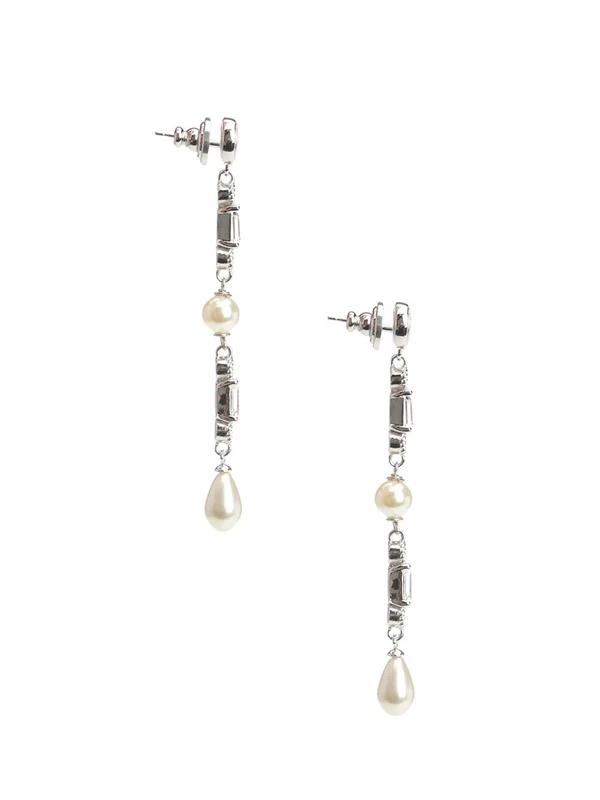 Valentino Silver Earrings - Image 2
