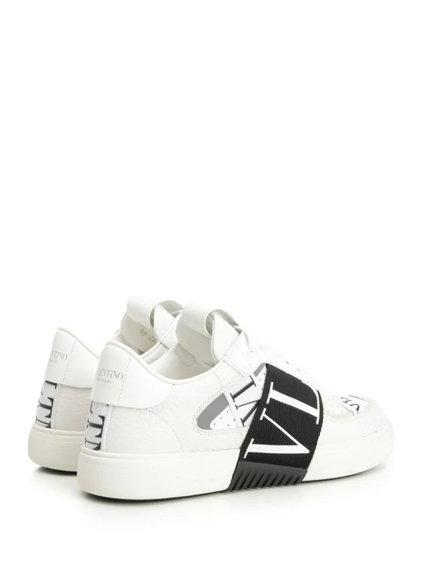 Valentino White Low Top Sneakers - Image 3