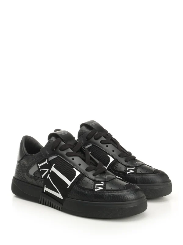Valentino Black Low Top Sneakers - Image 2