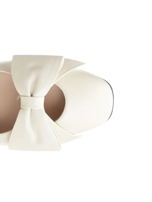 Valentino White Flat Shoes - Image 4