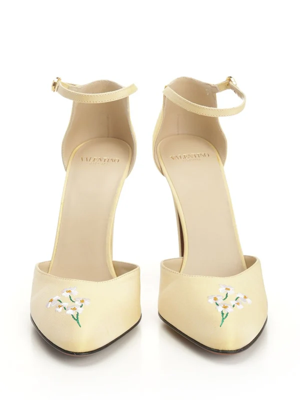 Valentino Yellow Sandal Heels - Image 5