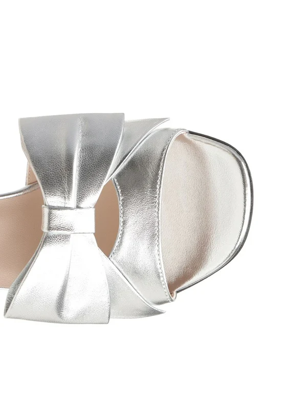 Valentino Silver Sandal Heels - Image 4