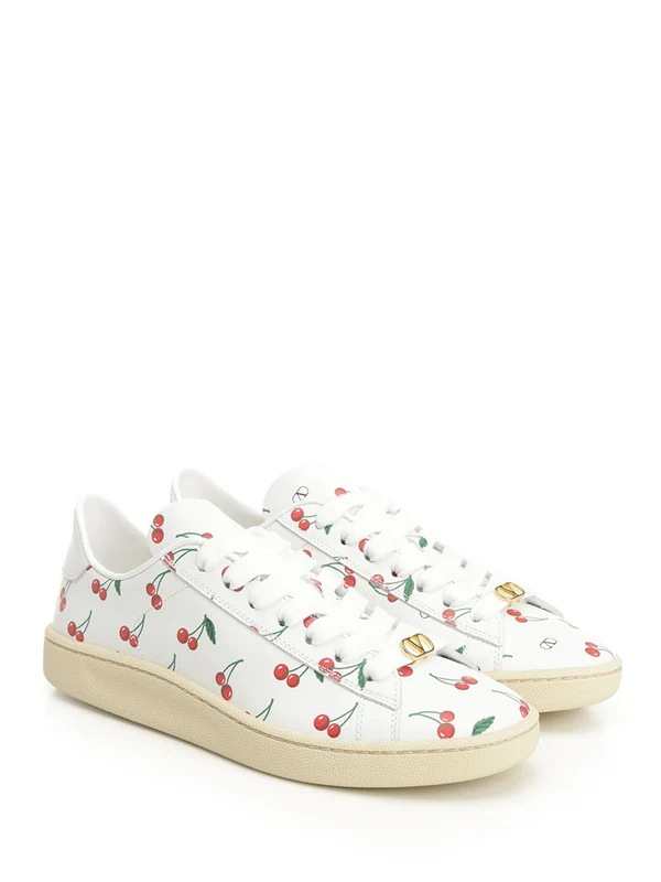 Valentino White Low Top Sneakers - Image 2