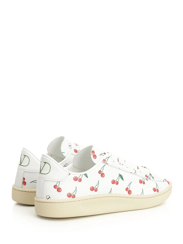 Valentino White Low Top Sneakers - Image 3