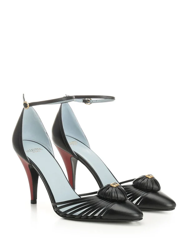 Valentino Black Sandal Heels - Image 2