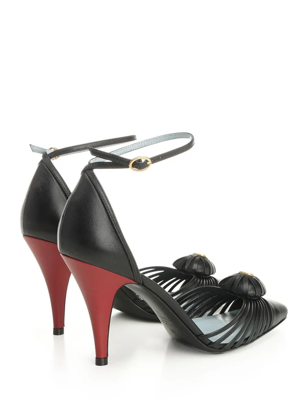 Valentino Black Sandal Heels - Image 3