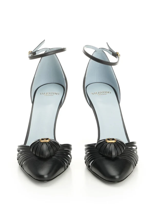 Valentino Black Sandal Heels - Image 5