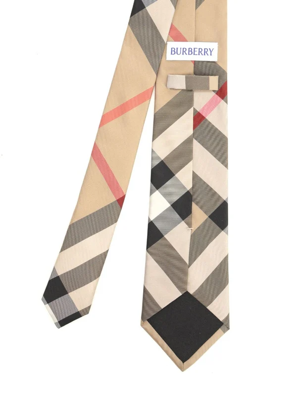 Burberry Beige Neck Ties - Image 2