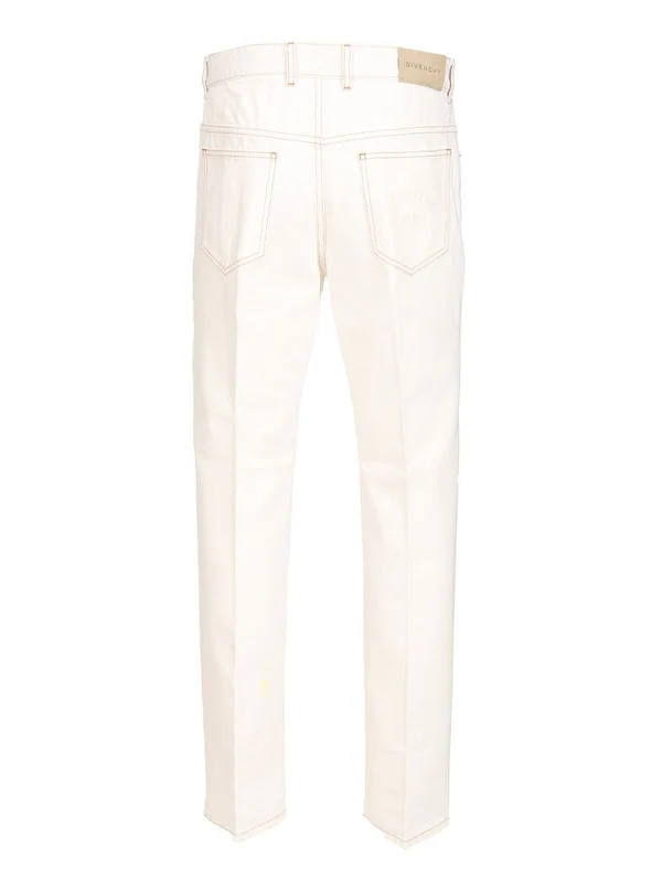 Givenchy White Denim Pants - Image 2