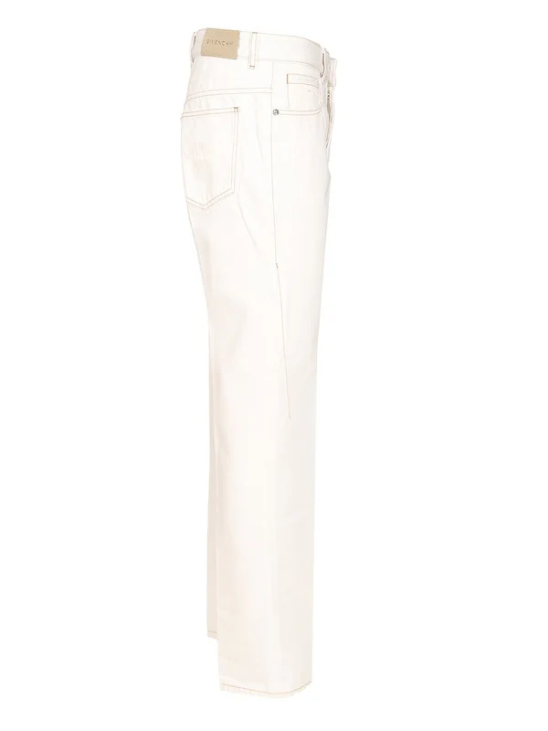 Givenchy White Denim Pants - Image 3