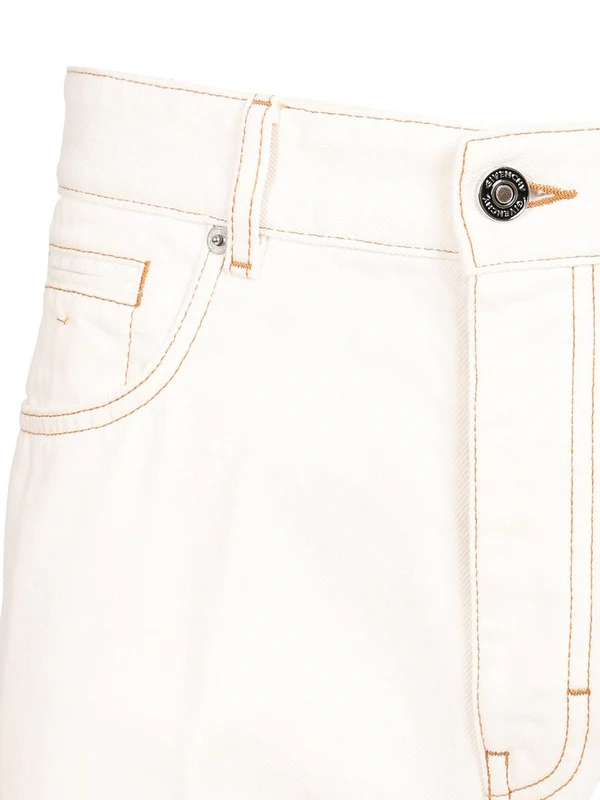 Givenchy White Denim Pants - Image 4