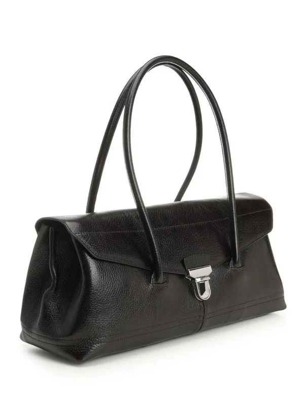 Lemaire Gear Brown Leather Shoulder Bag - Image 2