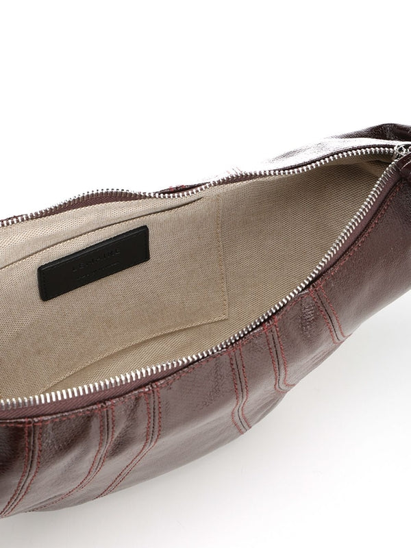 Lemaire Croissant Small Brown Cross Bags - Image 4