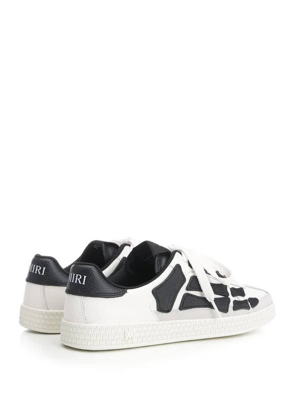 Amiri White Low Top Sneakers - Image 3