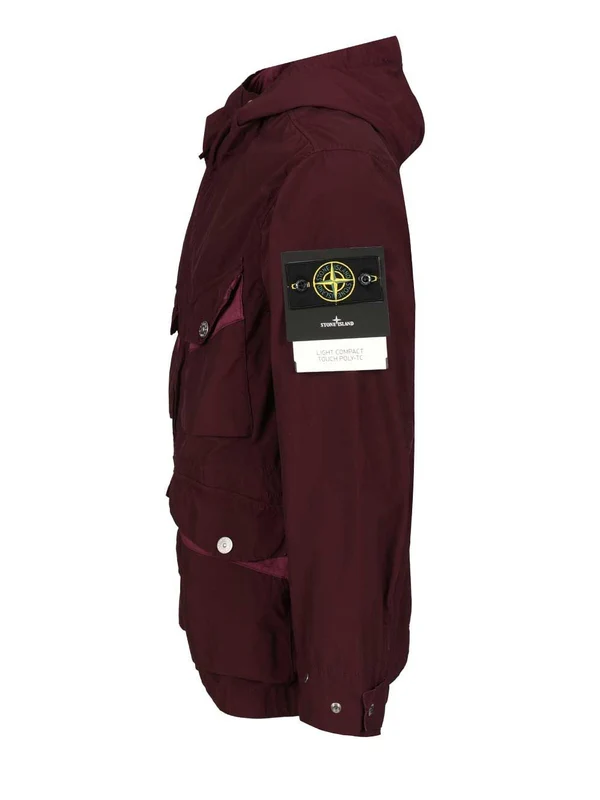 Stone Island Burgundy Jackets - Image 3