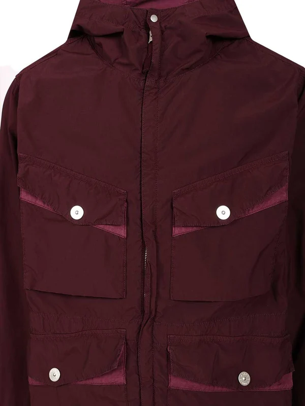 Stone Island Burgundy Jackets - Image 4