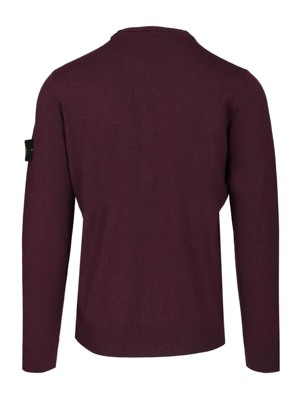 Stone Island Burgundy Knitted - Image 2