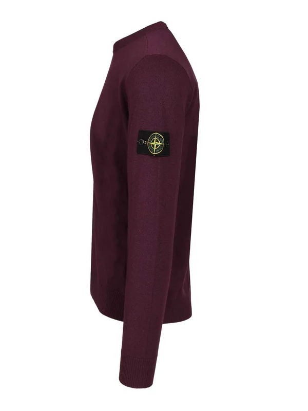 Stone Island Burgundy Knitted - Image 3
