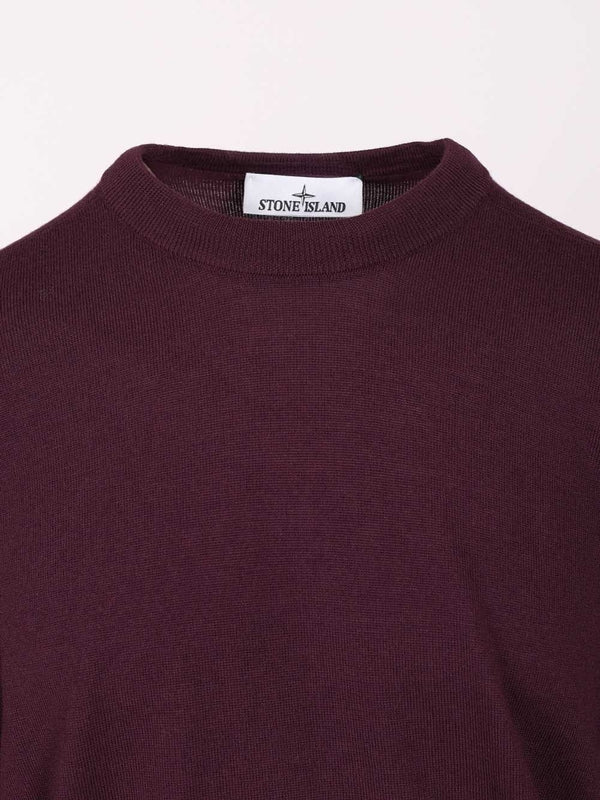 Stone Island Burgundy Knitted - Image 4