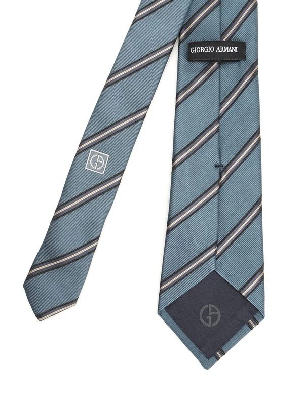 Giorgio Armani Blue Neck Ties - Image 2