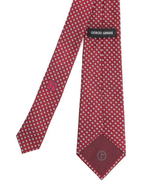 Giorgio Armani Red Neck Ties - Image 2