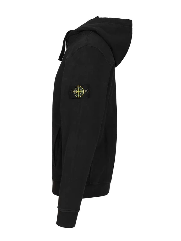 Stone Island Black Hoodies - Image 3