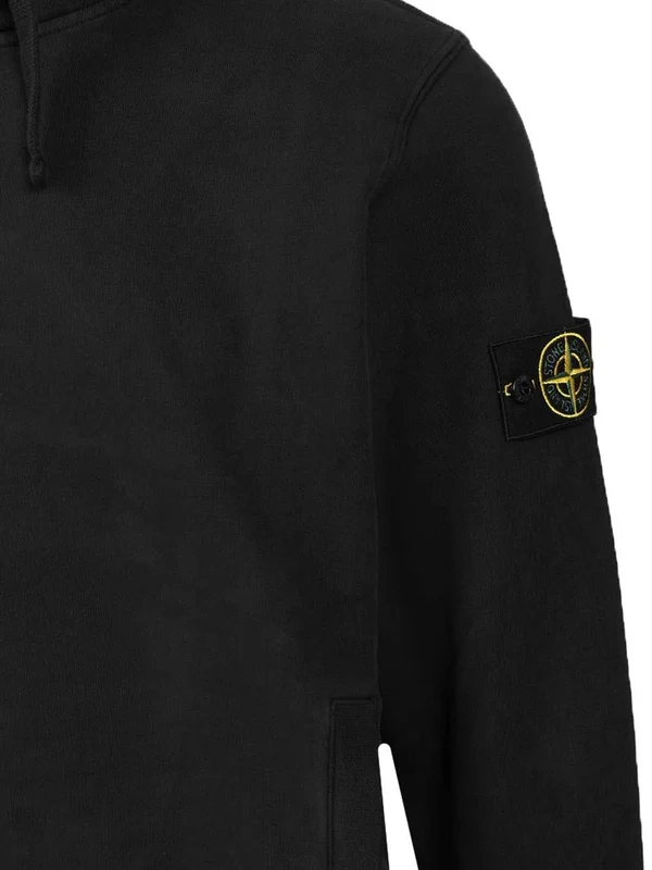 Stone Island Black Hoodies - Image 4