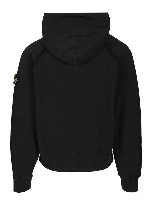 Stone Island Black Hoodies - Image 2