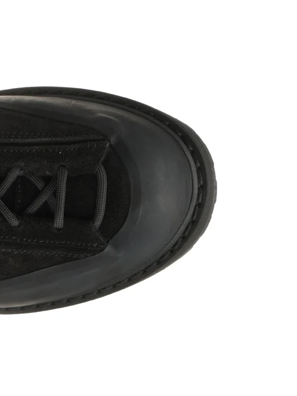 Stone Island Black Low Top Sneakers - Image 4