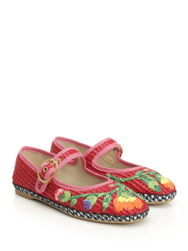 Valentino Red Flat Shoes - Image 2