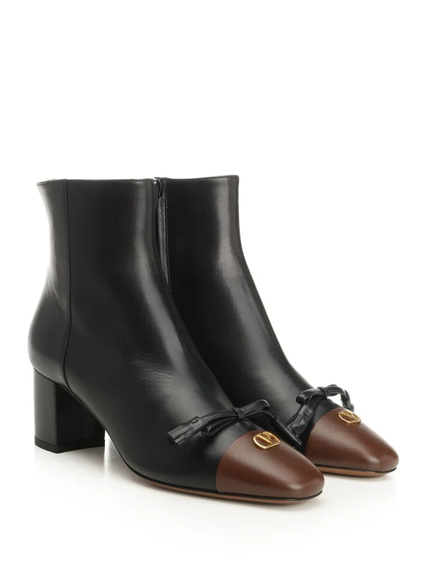 Valentino Black Ankle Boots - Image 2