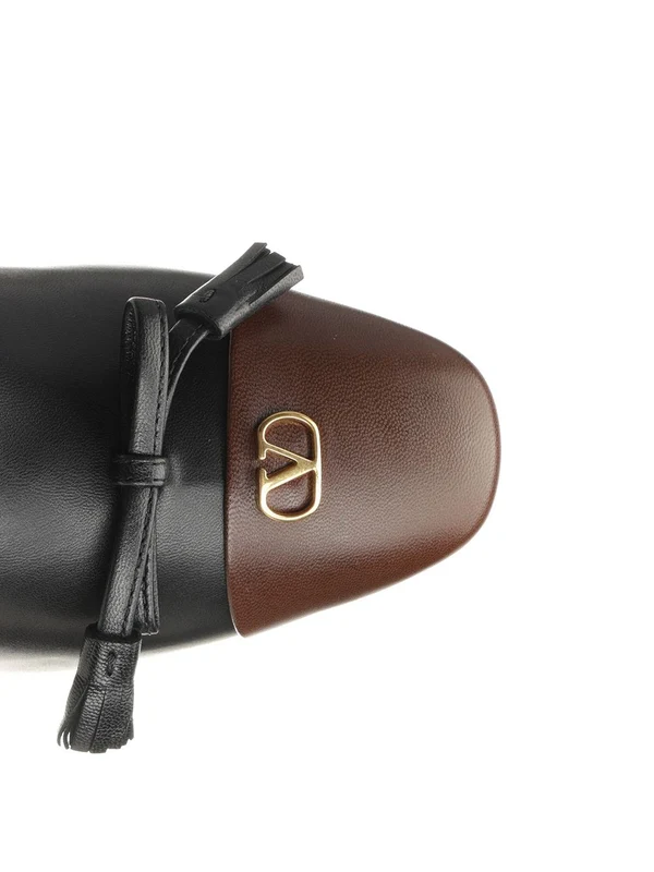 Valentino Black Ankle Boots - Image 4