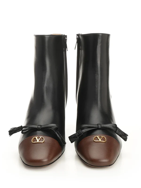 Valentino Black Ankle Boots - Image 5