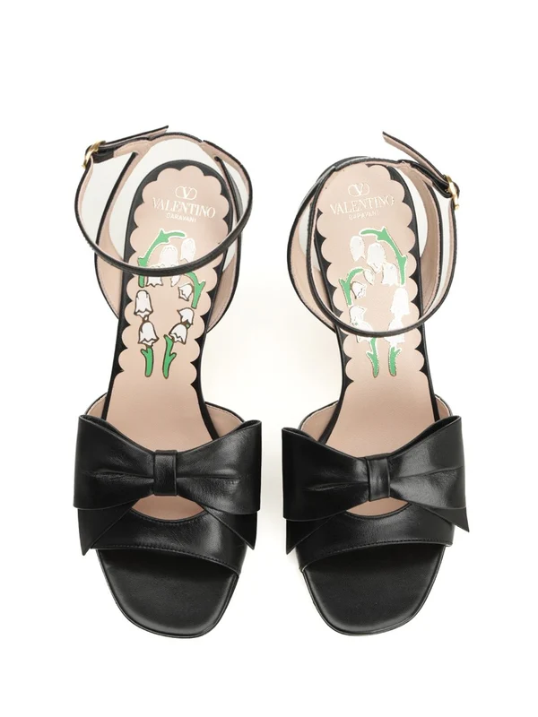 Valentino Black Sandal Heels - Image 5
