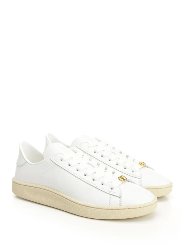 Valentino White Low Top Sneakers - Image 2