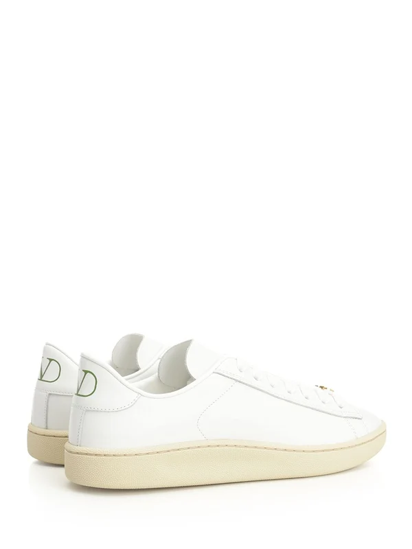 Valentino White Low Top Sneakers - Image 3