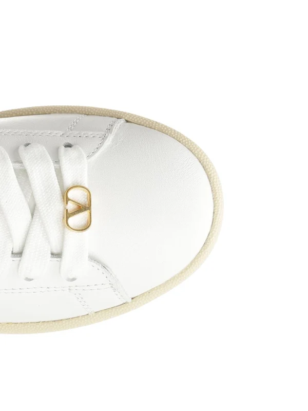 Valentino White Low Top Sneakers - Image 4